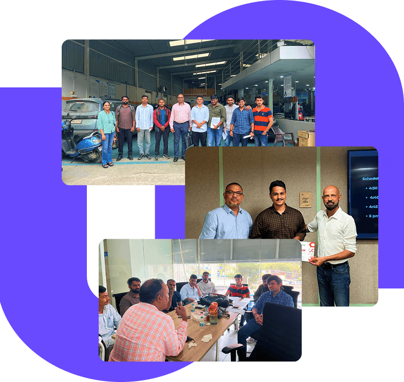 Photo collage of Moto365's Moto Akademie